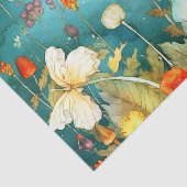 Whimsical Garden Delight Mushroom und Dragonfly Seidenpapier (Ausschnitt)