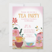 Whimsical Garden Fairytale Teezeremonie Party Einladung (Vorderseite)