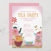 Whimsical Garden Fairytale Teezeremonie Party Einladung (Vorne/Hinten)