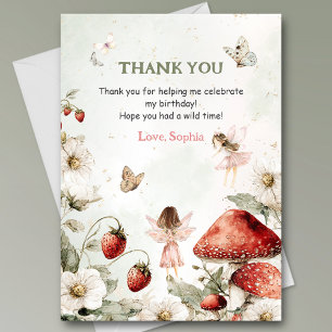 whimsical garden feeen Geburtstag  Dankeskarte