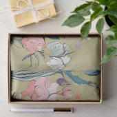 Whimsical Garden Hare Seidenpapier (Geschenk)