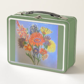Whimsical Garden Metall Brotdose