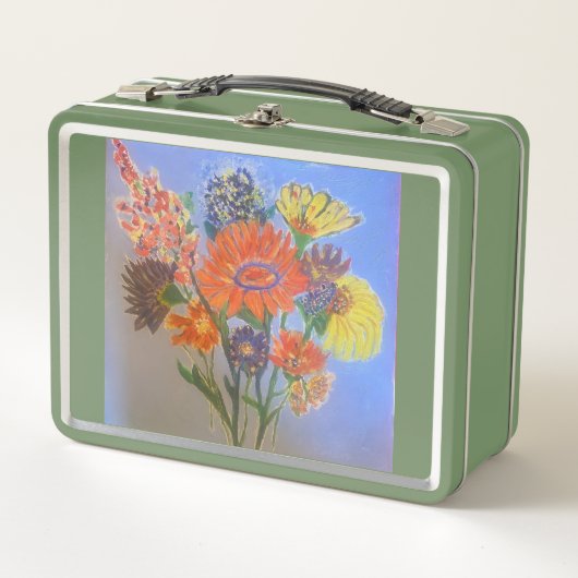 Whimsical Garden Metall Brotdose (Vorderseite)