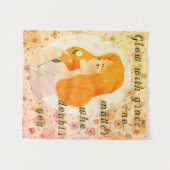 Whimsical Garden - Modern Tapestry Wandteppich (Vorderseite (Horizontal))