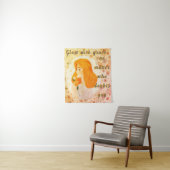 Whimsical Garden - Modern Tapestry Wandteppich (Beispiel)
