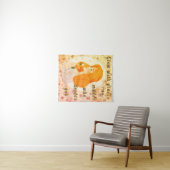 Whimsical Garden - Modern Tapestry Wandteppich (Beispiel (Horizontal))