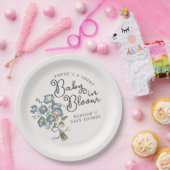 Whimsical Garden Party Floral Baby Dusche Pappteller (Party)