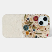 Whimsical Garden Pressed Blume Bohemisch Case-Mate iPhone Hülle (Rückseite (Horizontal))