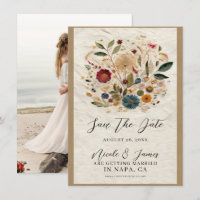 Whimsical Garden Pressed Blume Bohemisch Hochzeit