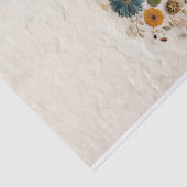 Whimsical Garden Pressed Blume Bohemisch Hochzeit Seidenpapier (Ausschnitt)