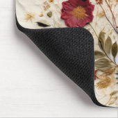 Whimsical Garden Pressed Blume Bohemisch Mousepad (Ecke)