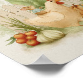  Whimsical Garden Storybook kids Poster (Ecke)