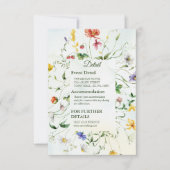 Whimsical Garden Watercolor Wilde Blume Sommer (Vorderseite)