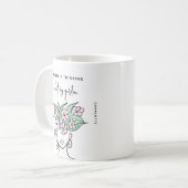 Whimsical Gardener Personalisiert Kaffeetasse (Vorderseite Links)