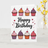Whimsical Geburtstagsgeschenke Karte (Gelbe Blume)