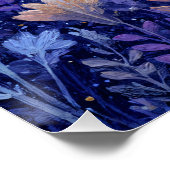 Whimsical Geist und Katze in Twilight Meadow Poster (Ecke)