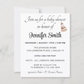 Whimsical Gender Neutral Boho Decor Baby Dusche Einladung (Vorderseite)