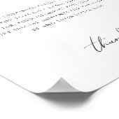 Whimsical Gender Neutral Family Traditionen unterz Poster (Ecke)