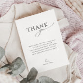 Whimsical Gender Neutral Flat Vertical Baby Shower Dankeskarte