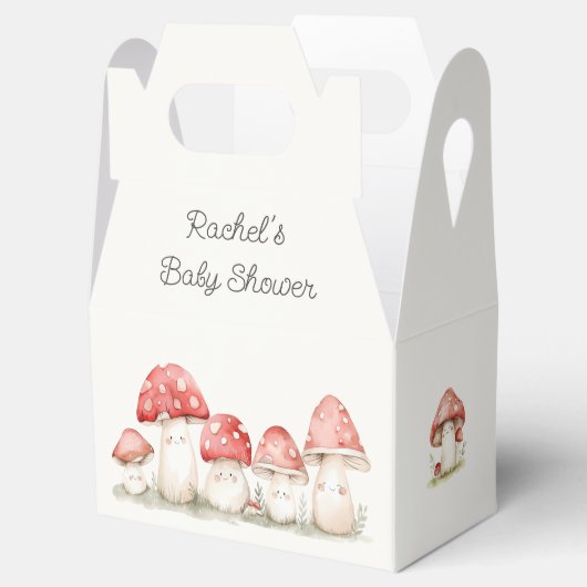 Whimsical Gender Neutral Niedlich Baby Dusche Geschenkschachtel (Geöffnet)