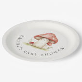 Whimsical Gender Neutral Niedlich Baby Dusche Pappteller (Schrägansicht)