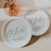 Whimsical Gender Neutral Oh Baby! Babyparty