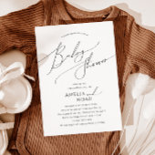 Whimsical Gender Neutral Paares Baby Dusche Einladung