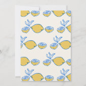 Whimsical Gezeichnet Main Squeeze Brautparty Einladung (Rückseite)