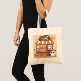 Whimsical Ghost Candy Shop Freude Tragetasche