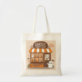 Whimsical Ghost Candy Shop Freude Tragetasche
