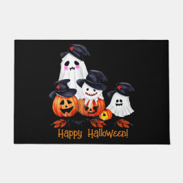 Whimsical Ghost Gang Halloween Door Mat Fußmatte