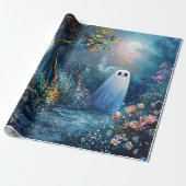 Whimsical Ghost Garden Entdeckungsreise Geschenkpapier (Ungerollt)