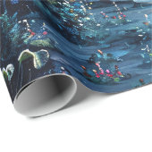 Whimsical Ghost Garden Entdeckungsreise Geschenkpapier (Rolleneckpunkt)