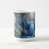Whimsical Ghost Garden Wanderweg Kaffeetasse (Mittel)