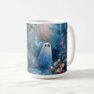 Whimsical Ghost Garden Wanderweg Kaffeetasse