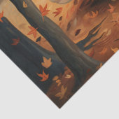 Whimsical Ghost Niedlich Fall Decoupage Seidenpapier (Detail)