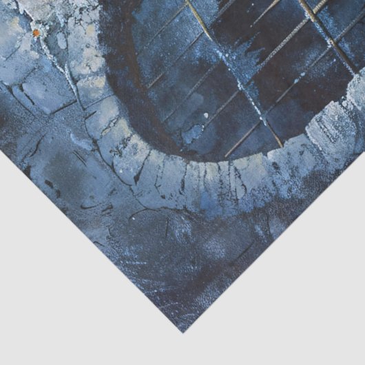 Whimsical Ghost Spuk Castle Entdeckungsreise Seidenpapier (Detail)