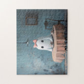 Whimsical Ghost Tee Party Puzzle (Vertikal)