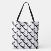 Whimsical Ghost und Cat Tasche (Rückseite)