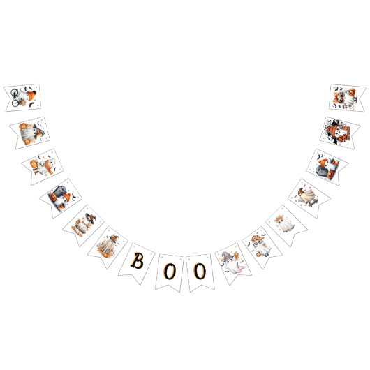 Whimsical Ghosts - BOO - Wimpelkette (Alle)