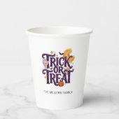 Whimsical Ghosts Halloween Pappbecher (Vorderseite)