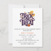 Whimsical Ghosts Halloween-Party Einladung (Vorderseite)