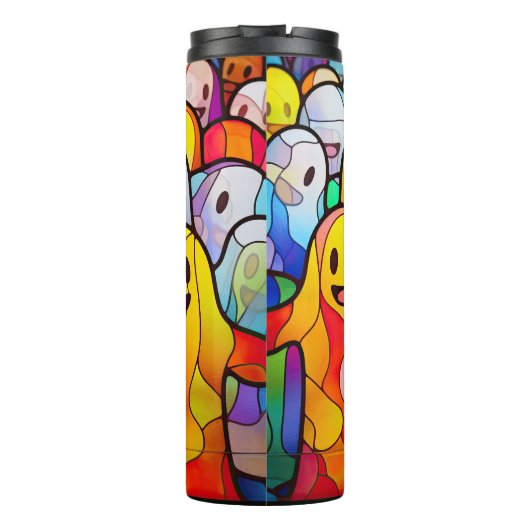 Whimsical Ghosts Thermosbecher (Rückseite)