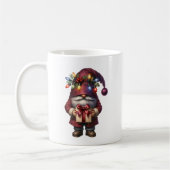 Whimsical Gift Giving Christmas Gnome Kaffeetasse (Links)