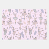 Whimsical Gift Wrap für sie (Set von 3) Geschenkpapier Set (Vorderseite 2)