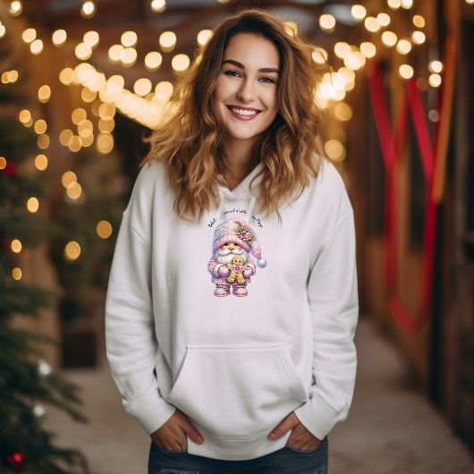 Whimsical Gingerbread Christmas Gnome Sweatshirt