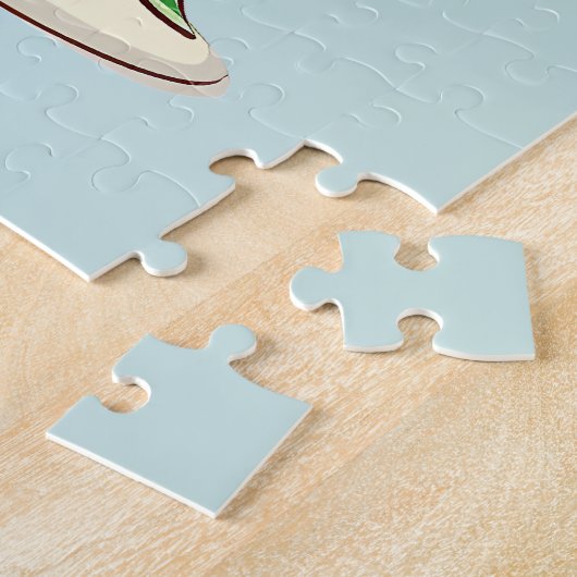 Whimsical Gingerbrett Weihnachtslandschaft im Haus Puzzle (Seite)