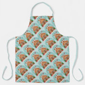 Whimsical Gingerbrett Weihnachtslandschaft im Haus Schürze (Vorderseite)