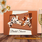Whimsical Giraffe Bridal Dusche Einladung