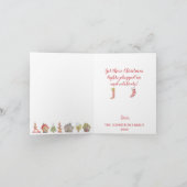 Whimsical Giraffe Lege mit Lichtern Weihnachten (Innenseite)